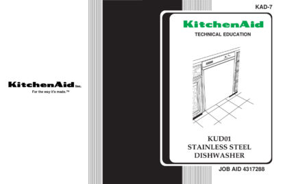 KitchenAid Dishwasher Service Manual 04