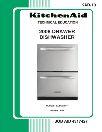 KitchenAid Dishwasher Service Manual 06