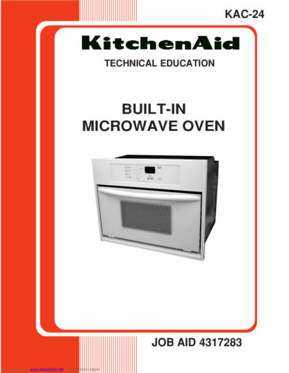 KitchenAid Microwave Oven Service Manual 07