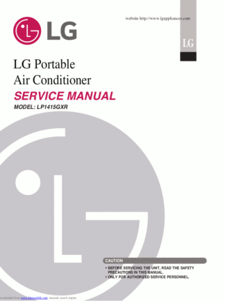 LG Air Conditioner Service Manual 90