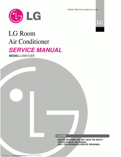 LG Air Conditioner Service Manual 91