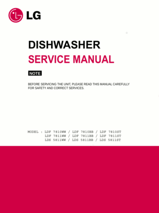 LG Dishwasher Service Manual 02
