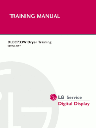 LG Dryer Service Manual 16