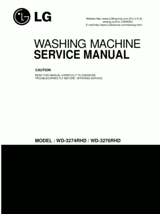 LG Dryer Service Manual 18