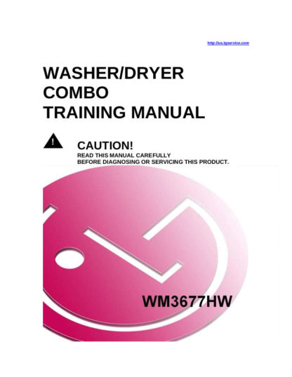 LG Dryer Service Manual 21
