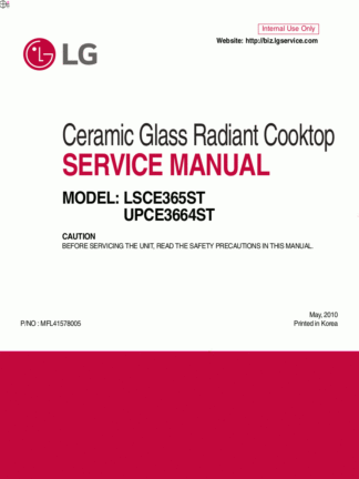 LG Food Warmer Service Manual 14