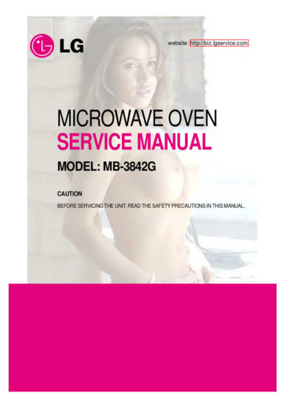 LG Microwave Oven Service Manual 02