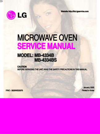 LG Microwave Oven Service Manual 32