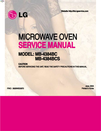 LG Microwave Oven Service Manual 33