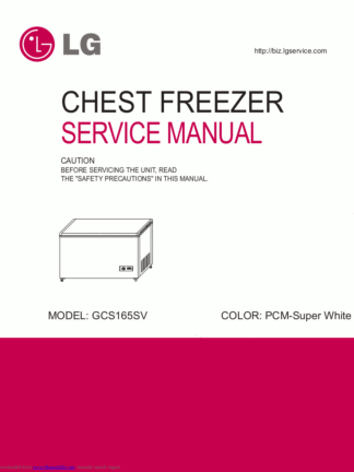 LG Refrigerator Service Manual 74
