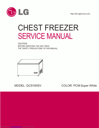 LG Refrigerator Service Manual 74