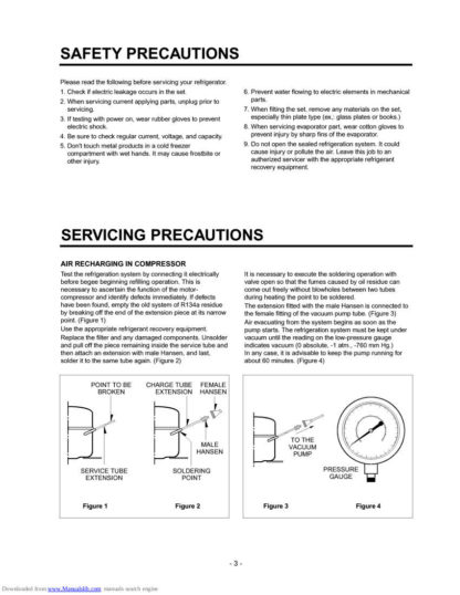 LG Refrigerator Service Manual 75