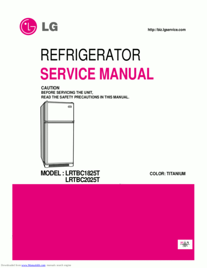 LG Refrigerator Service Manual 78