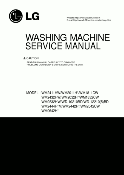 LG Washer Service Manual 01