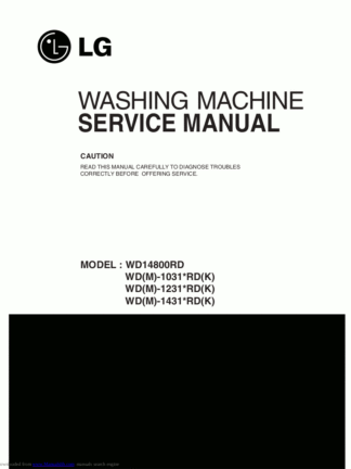 LG Washer Service Manual 102