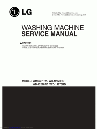 LG Washer Service Manual 108