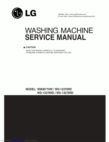 LG Washer Service Manual 108