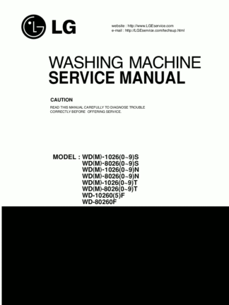 LG Washer Service Manual 113