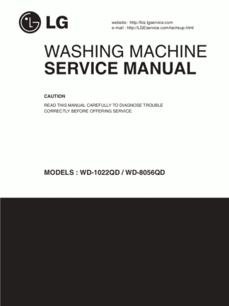 LG Washer Service Manual 114