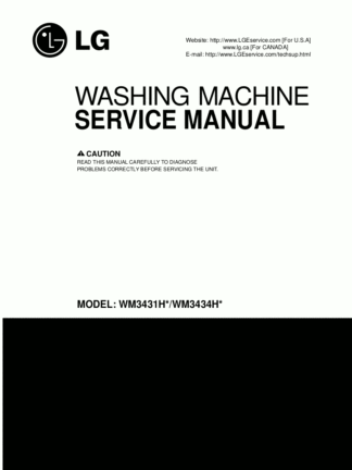 LG Washer Service Manual 12