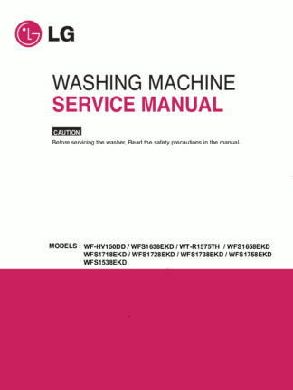 LG Washer Service Manual 120