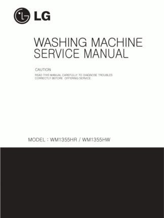 LG Washer Service Manual 122