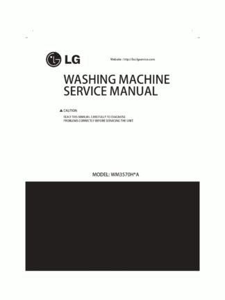 LG Washer Service Manual 124