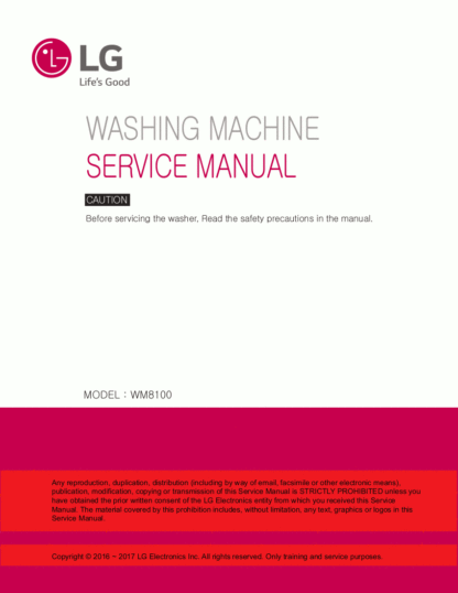 LG Washer Service Manual 130