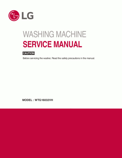 LG Washer Service Manual 134