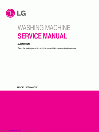 LG Washer Service Manual 136