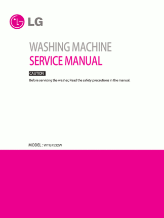 LG Washer Service Manual 140