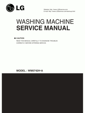 LG Washer Service Manual 20