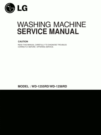 LG Washer Service Manual 21