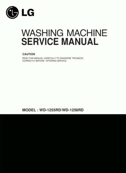 LG Washer Service Manual 21