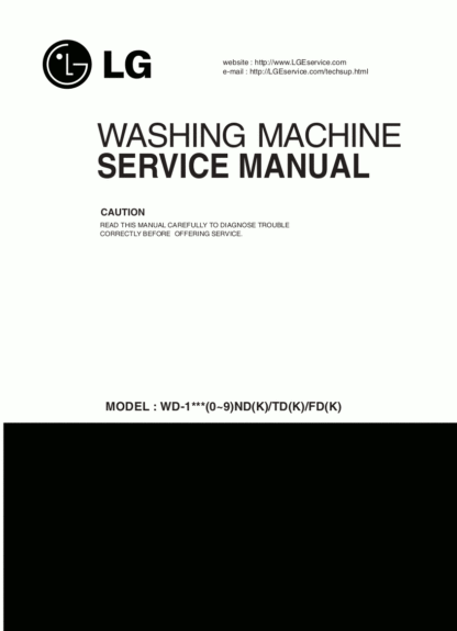 LG Washer Service Manual 23
