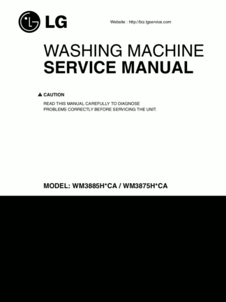 LG Washer Service Manual 24