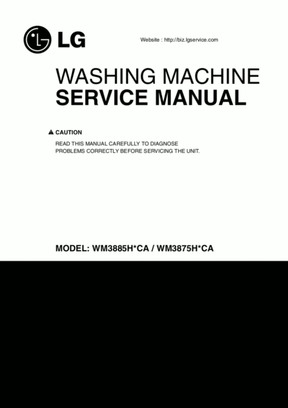 LG Washer Service Manual 24