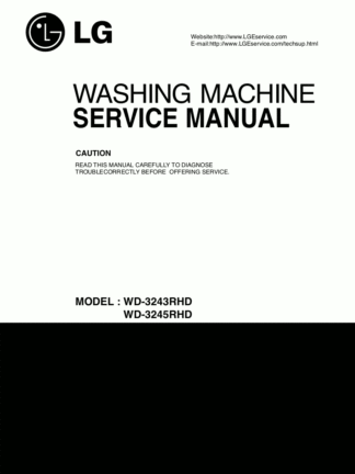 LG Washer Service Manual 26