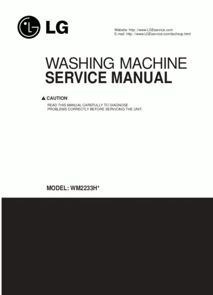 LG Washer Service Manual 28
