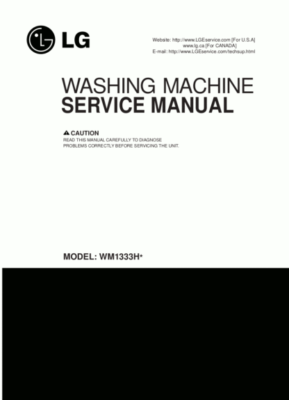 LG Washer Service Manual 32