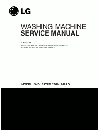 LG Washer Service Manual 34