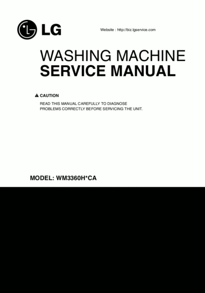 LG Washer Service Manual 38