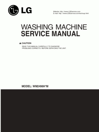 LG Washer Service Manual 43