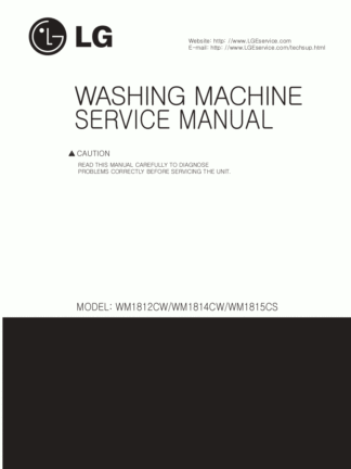 LG Washer Service Manual 05