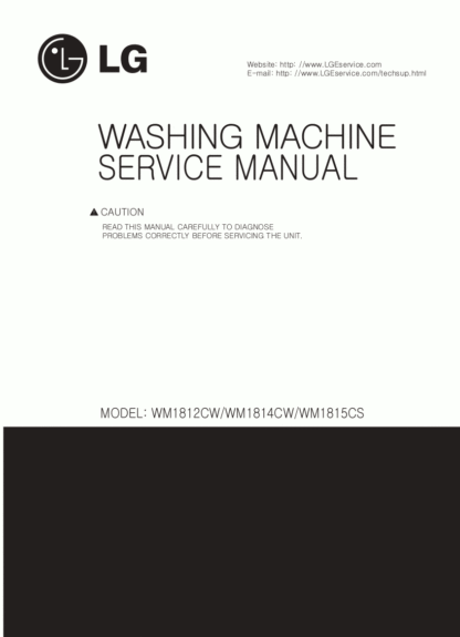 LG Washer Service Manual 05