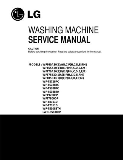 LG Washer Service Manual 56