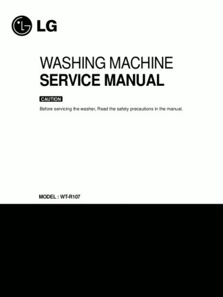 LG Washer Service Manual 57