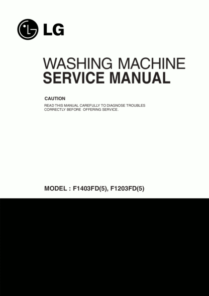LG Washer Service Manual 59