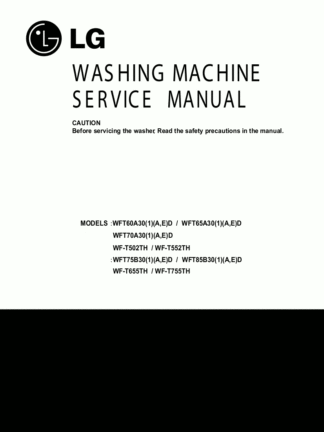 LG Washer Service Manual 61