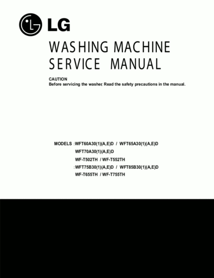 LG Washer Service Manual 61